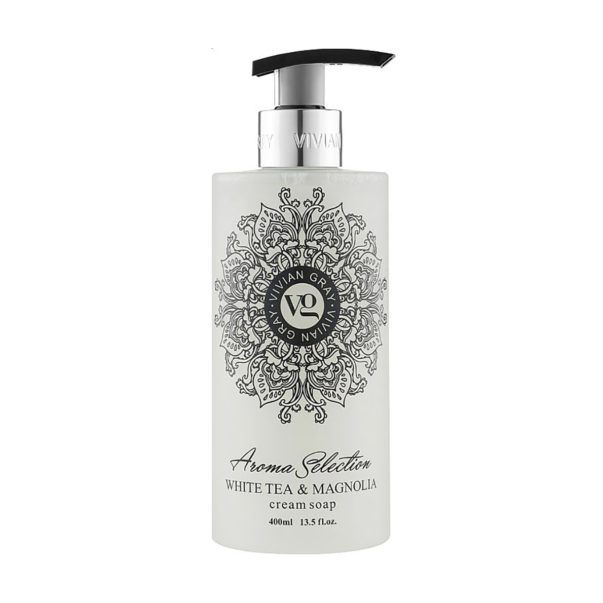 Уцінка! Рідке крем-мило Vivian Gray Aroma Selection White Tea &amp; Magnolia Cream Soap, 400 мл
